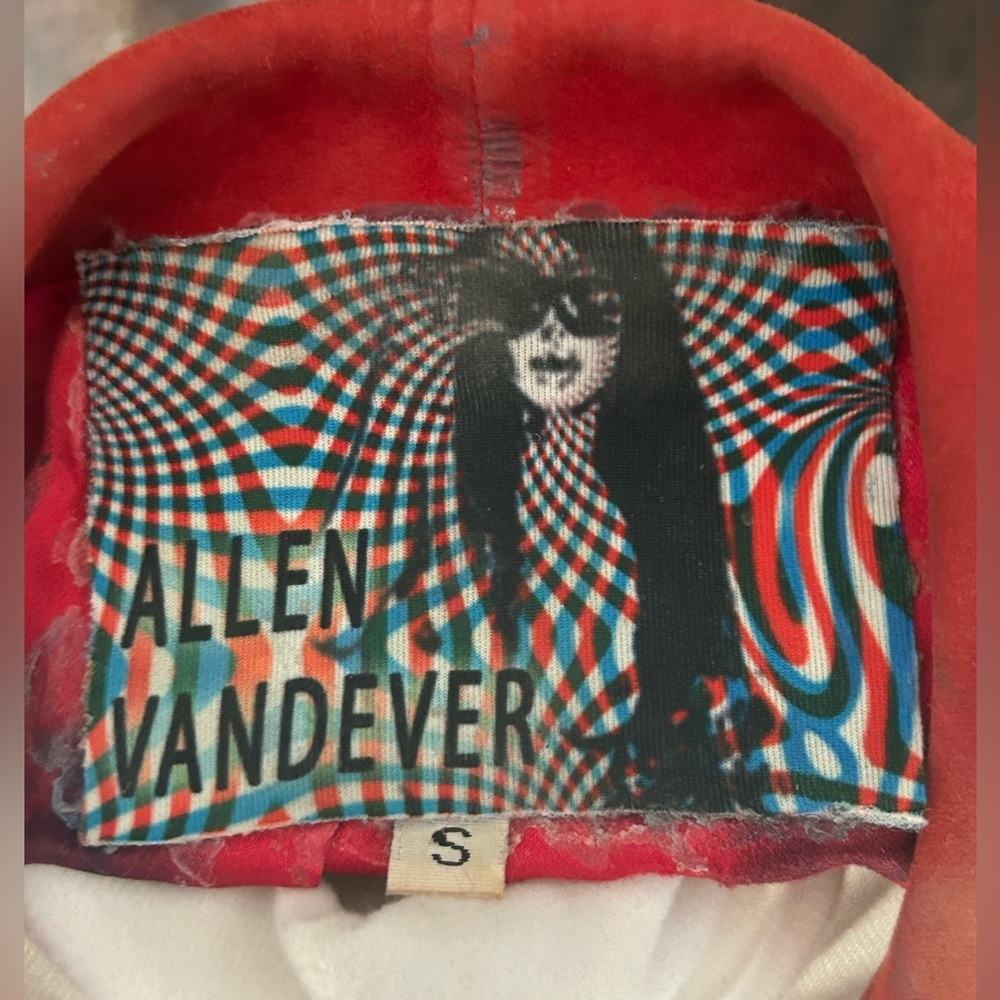 Allen Vandever Hand-painted Art Jacket ONE OF A KIND! - size small - Picture 6 of 8